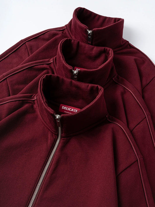 26 New burgundy jacket