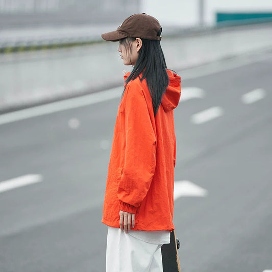 26 Windbreaker hooded jacket
