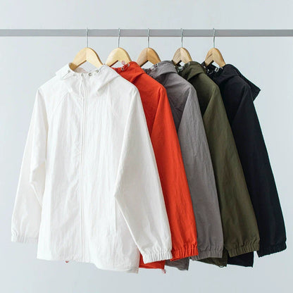 26 Windbreaker hooded jacket