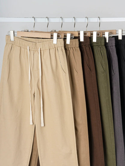 26 Pure cotton multi-color Maillard straight leg pants