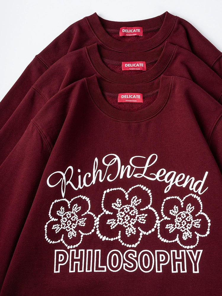 26 Knitted hooded sweatshirt with embroidery, long sleeves and fleece lining