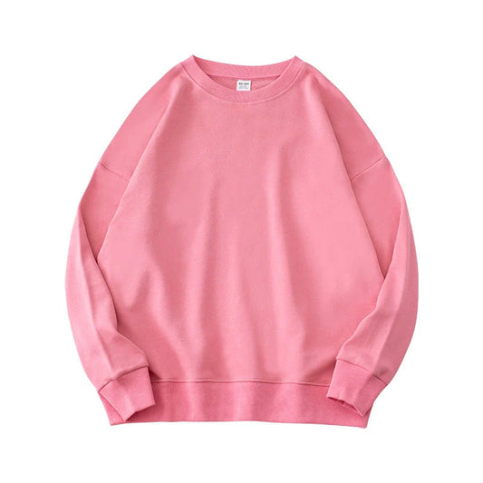 26 Solid color autumn and winter casual simple cotton sweatshirt