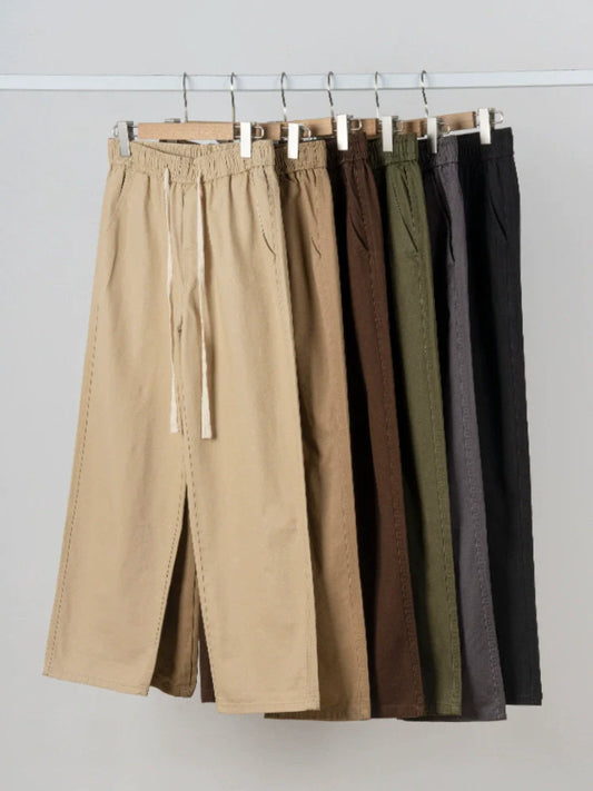 26 Straight-leg pants, versatile casual pants, couple's long pants