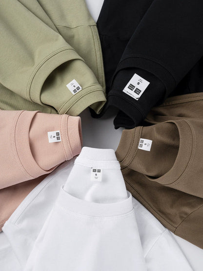 26 Summer short-sleeved T-shirt made of pure cotton serifil fabric