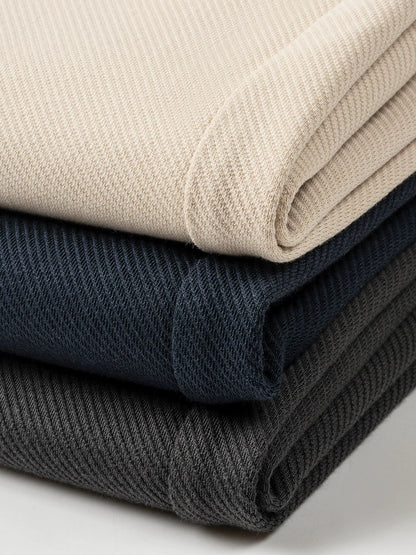 26 Men's straight-leg twill trousers, loose fit