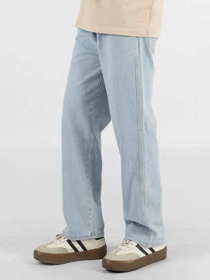 26 New simple and versatile casual washed trousers