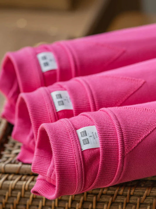 26 Solid color autumn and winter casual simple cotton sweatshirt