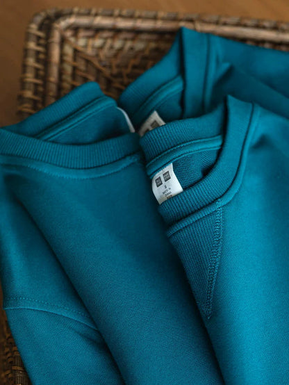 26 Solid color autumn and winter casual simple cotton sweatshirt