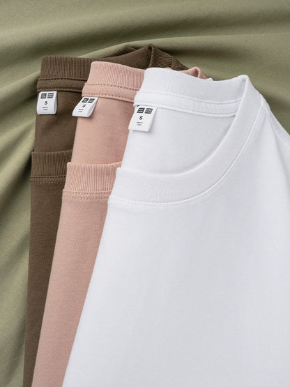 26 Summer short-sleeved T-shirt made of pure cotton serifil fabric