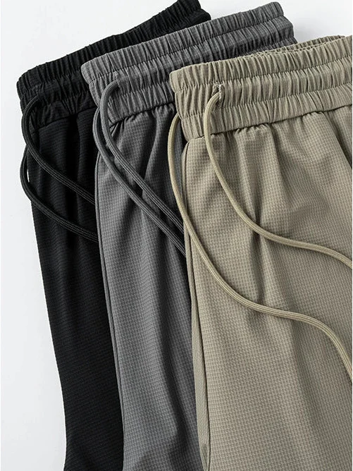 26 Quick-drying straight-leg loose-fitting pants