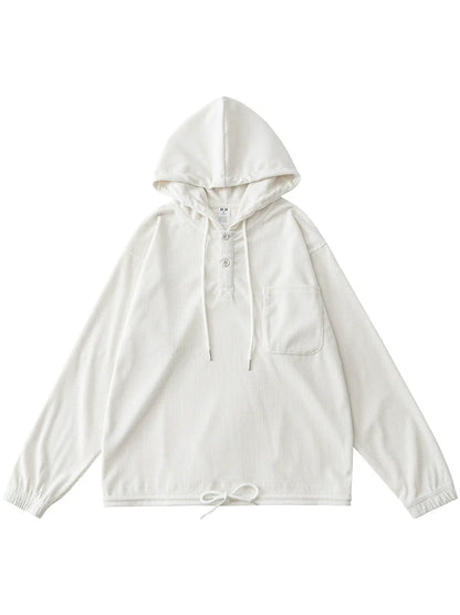 26 Corduroy hooded sweatshirt