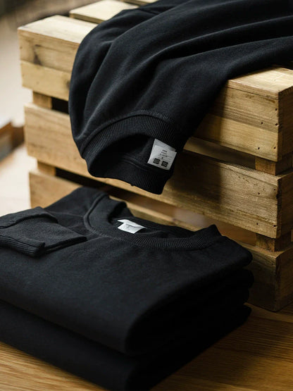 26 Solid color autumn and winter casual simple cotton sweatshirt