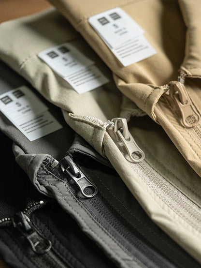 26 Men's short-sleeved zip-up polo shirt