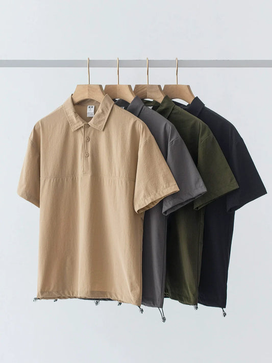 26 Men's quick-drying ice silk polo shirt