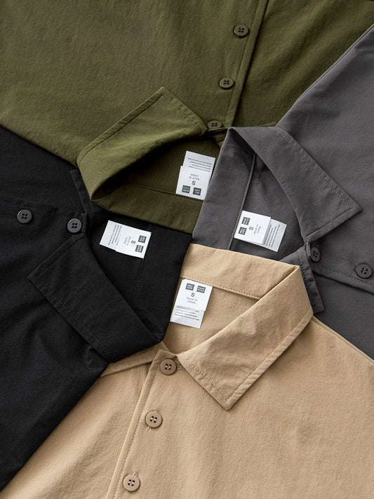 26 Men's quick-drying ice silk polo shirt