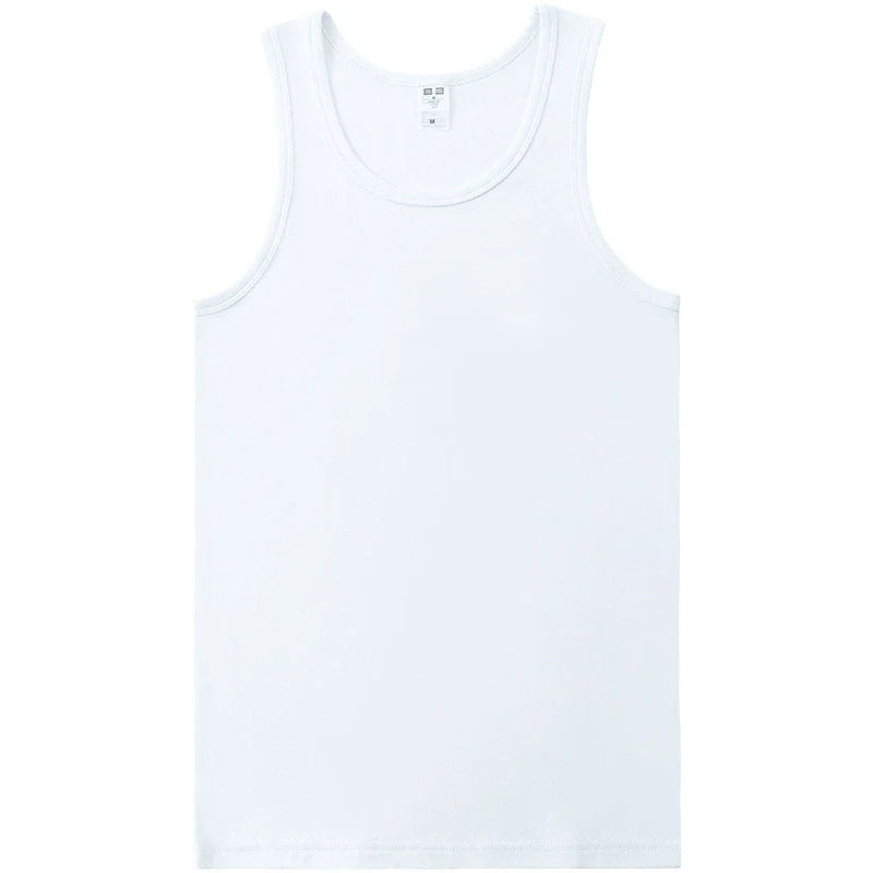 26 Solid color knitted sleeveless vest