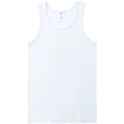 26 Solid color knitted sleeveless vest