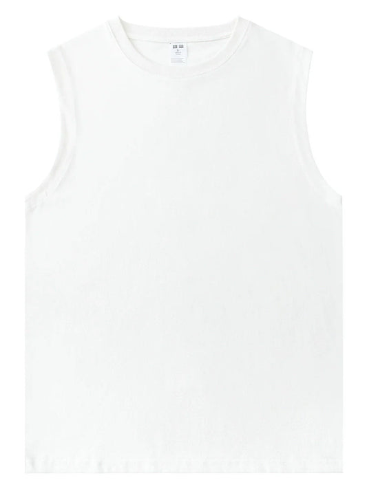 26 pure cotton crew neck vest