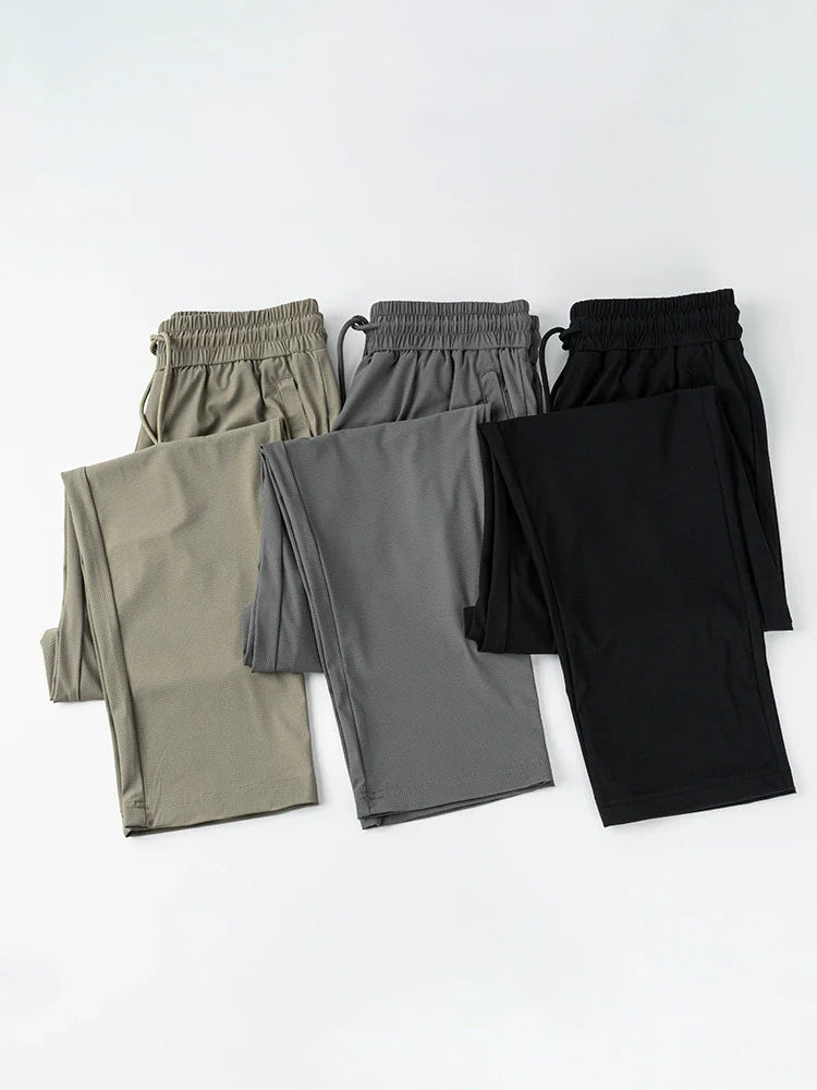 26 Quick-drying straight-leg loose-fitting pants