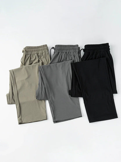 26 Quick-drying straight-leg loose-fitting pants