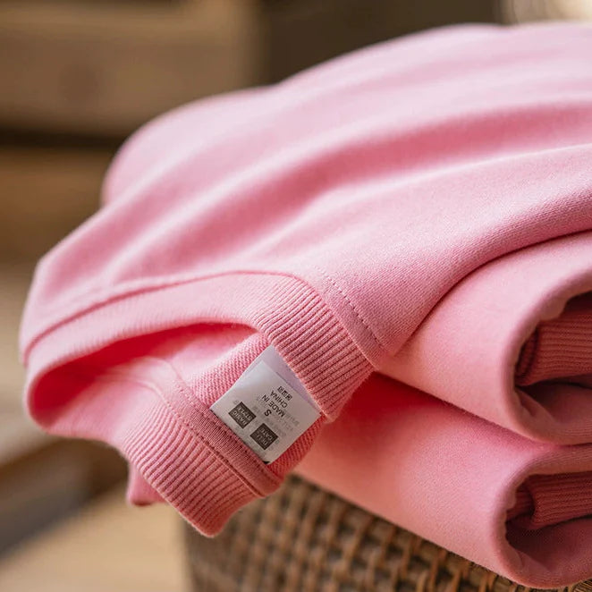 26 Solid color autumn and winter casual simple cotton sweatshirt