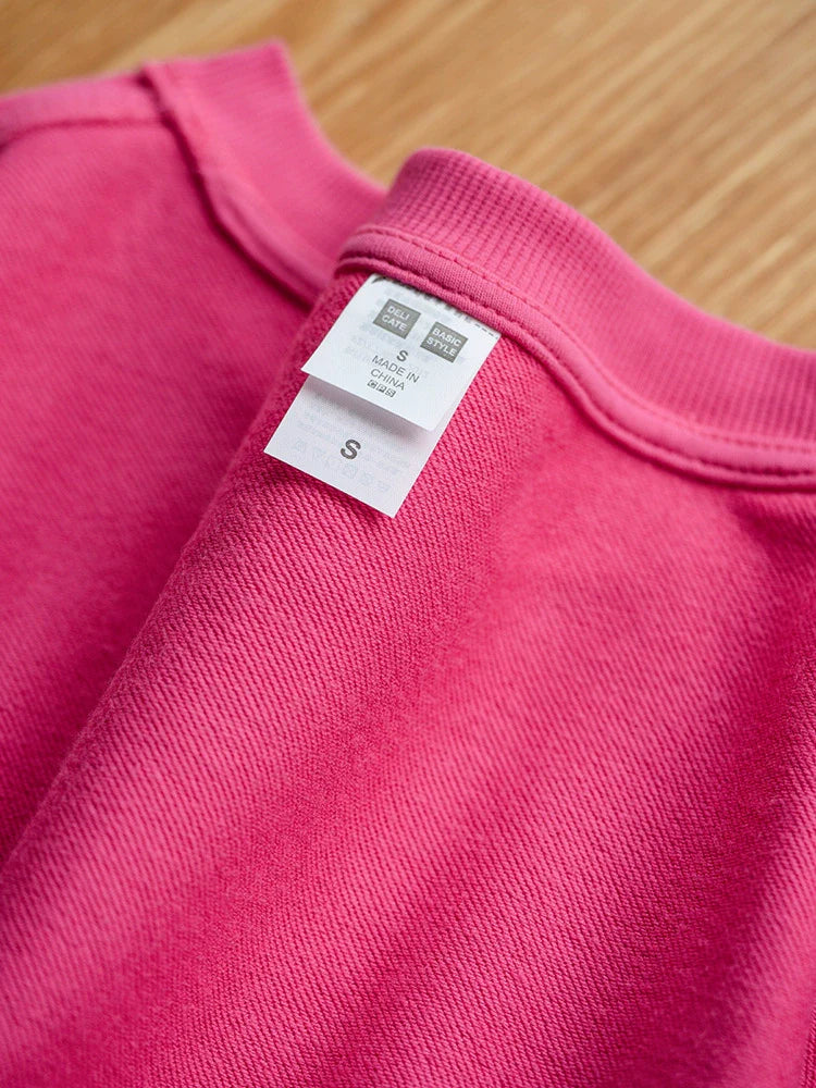 26 Solid color autumn and winter casual simple cotton sweatshirt